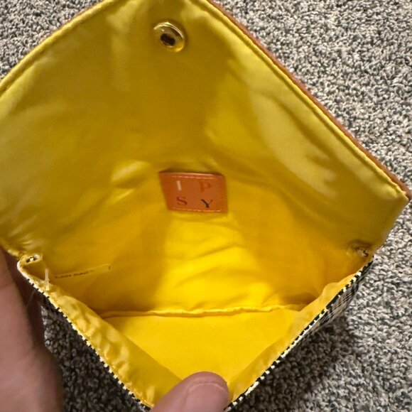 NEW IPSY September 2021 Envelope Glam Bag Plaid Pouch - Picture 5 of 7